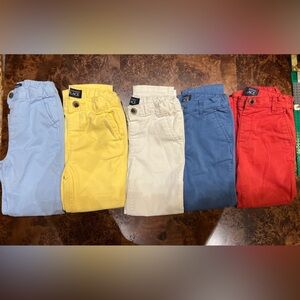 5 Pairs of Stylish & Colorful Boys Chinos (size 5T)